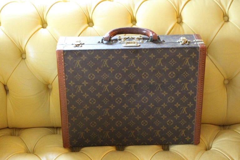 A Louis Vuitton custom fitted watch case, late 20th century