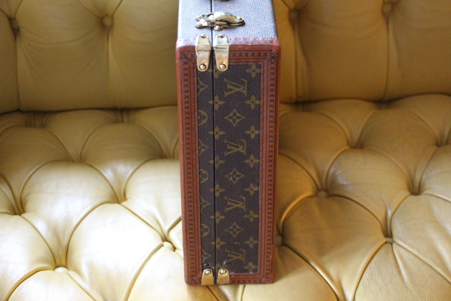 Louis Vuitton custom fitted 18 watches case, late 20th century 3