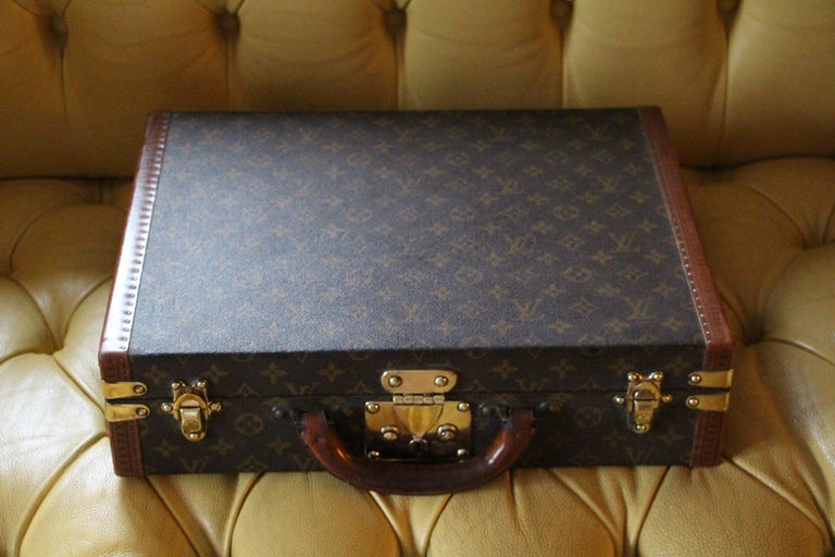 Louis Vuitton custom fitted 18 watches case, late 20th century