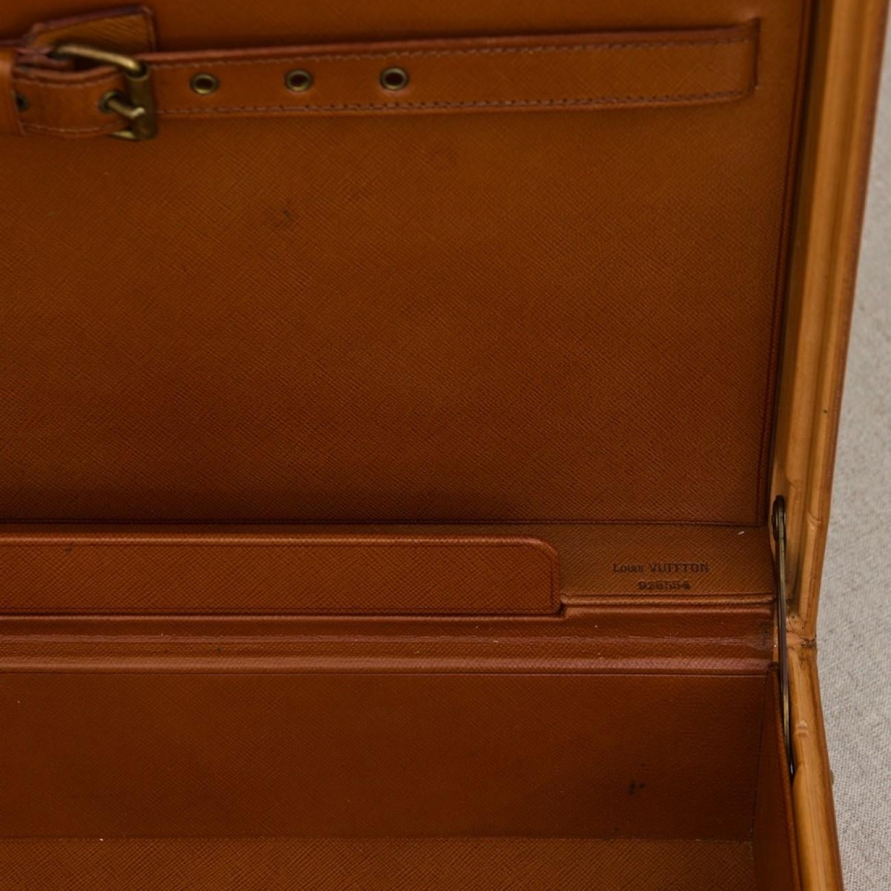 Louis Vuitton Custom Order Leather Attaché Case, circa 1985 4