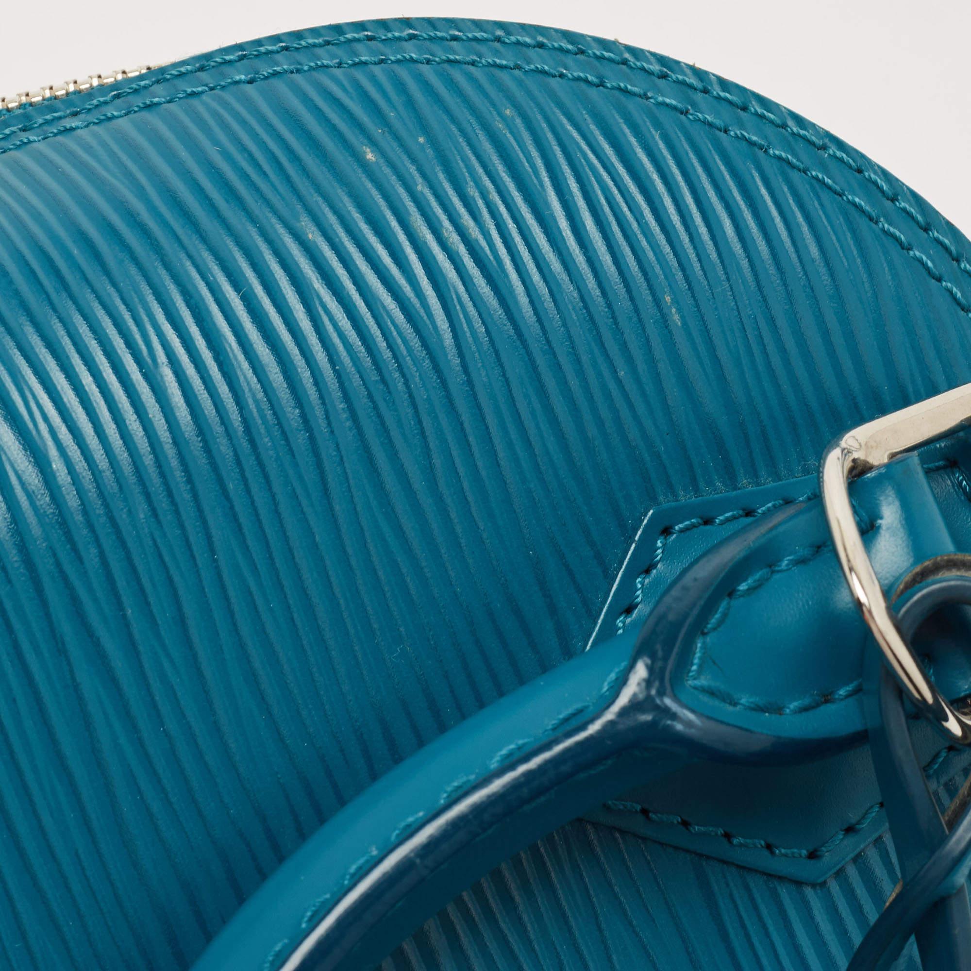 Louis Vuitton Cyan Epi Leather Alma BB Bag 8