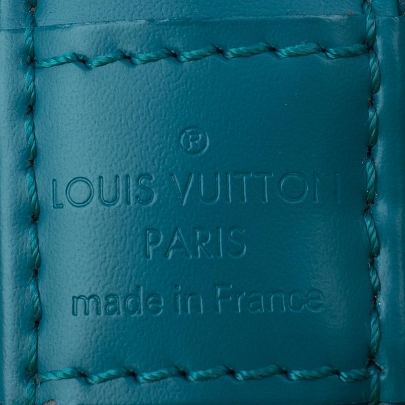 Louis Vuitton Cyan Epi Leather Alma PM Bag 6