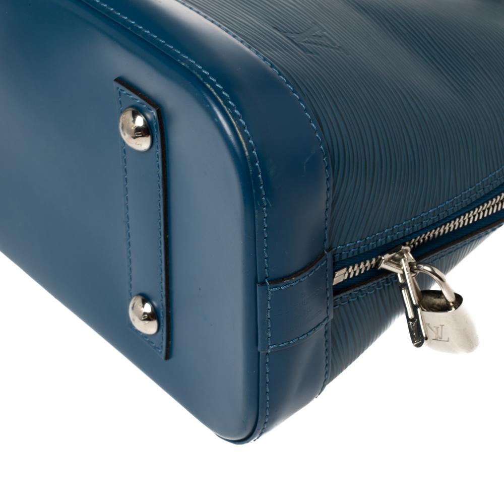 Louis Vuitton Cyan Epi Leather Alma PM Bag 1