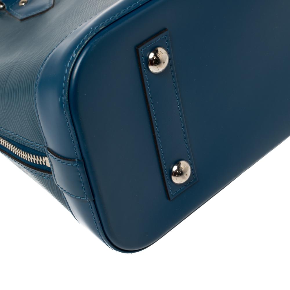 Louis Vuitton Cyan Epi Leather Alma PM Bag 2