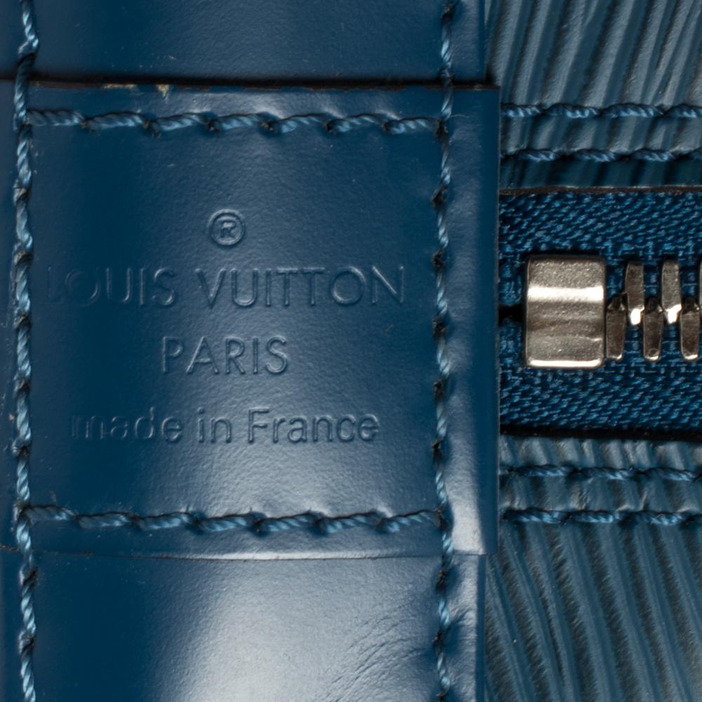 Louis Vuitton Cyan Epi Leather Alma PM Bag 3
