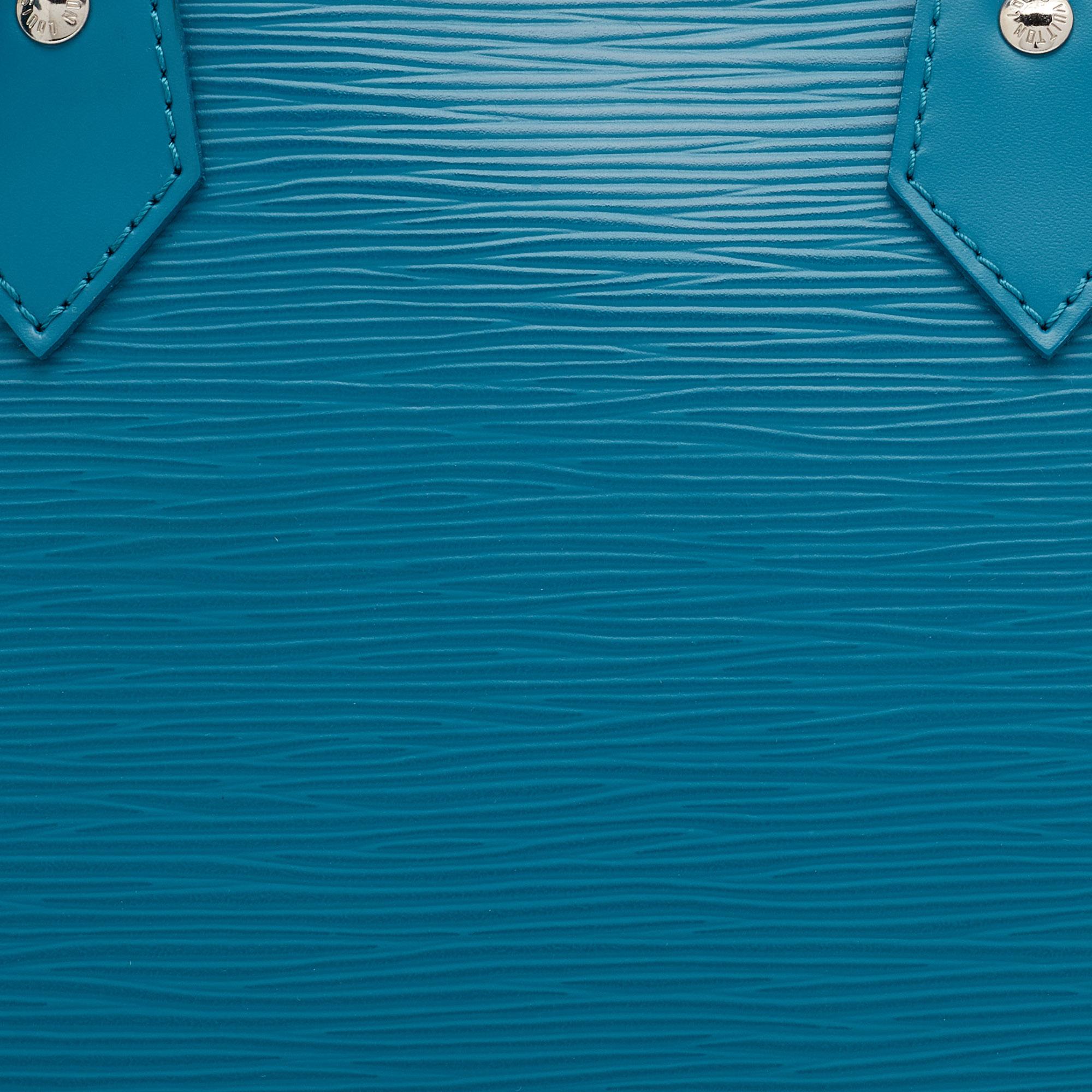 Louis Vuitton Cyan Epi Leather Alma PM Bag 3