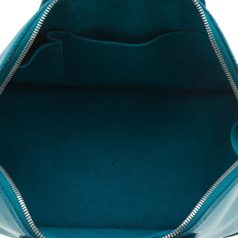 Louis Vuitton Cyan Epi Leather Alma PM Bag 4