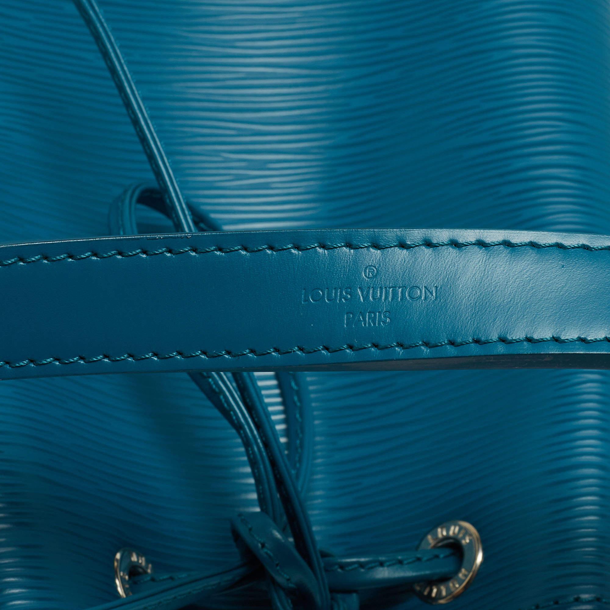 Louis Vuitton Cyan Epi Leather Noe Bag 8