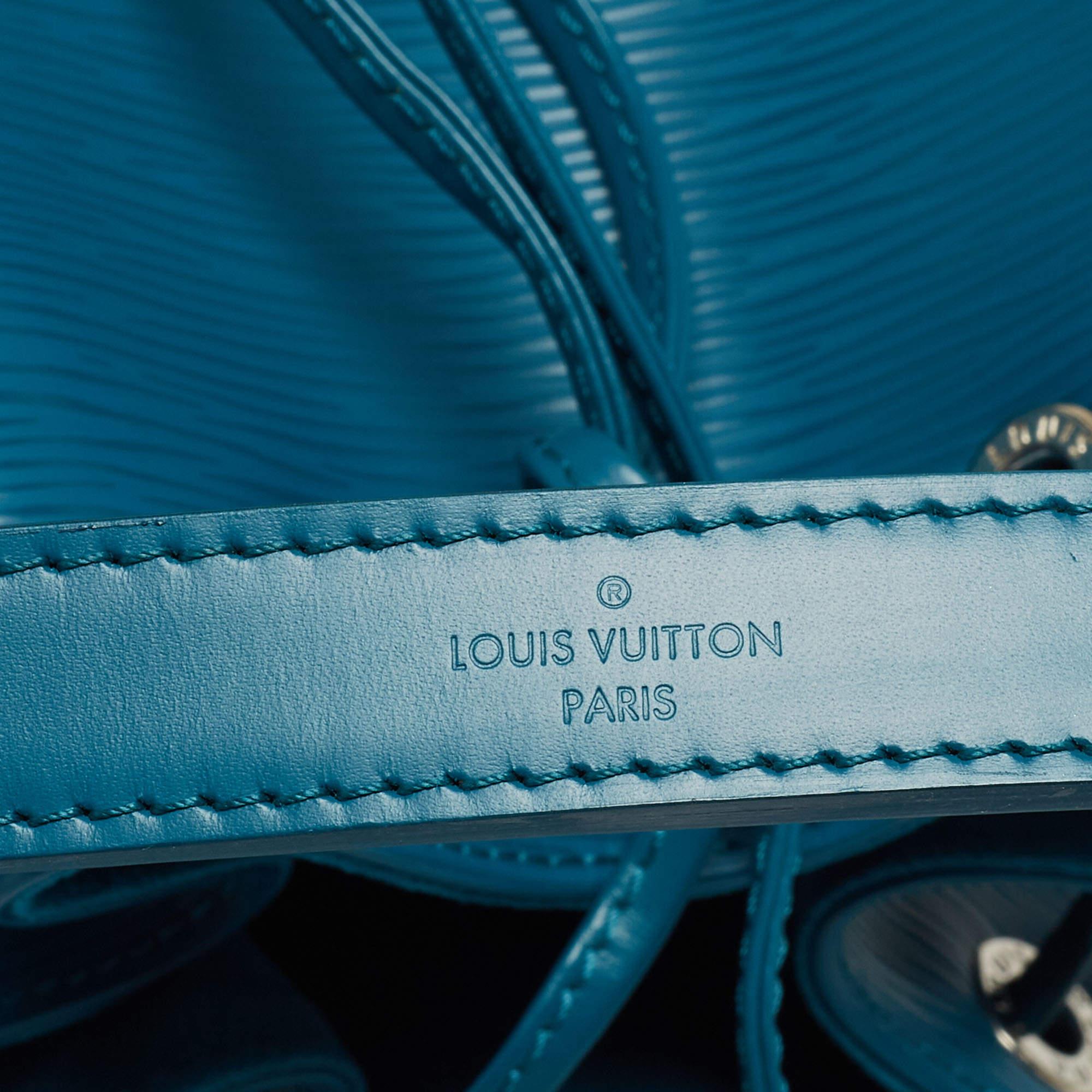 Louis Vuitton Cyan Epi Leather Noe Bag 2
