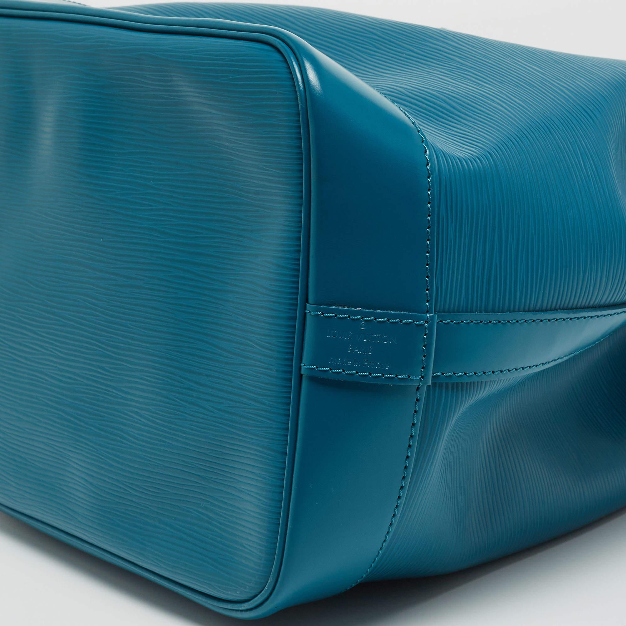 Louis Vuitton Cyan Epi Leather Noe Bag 3