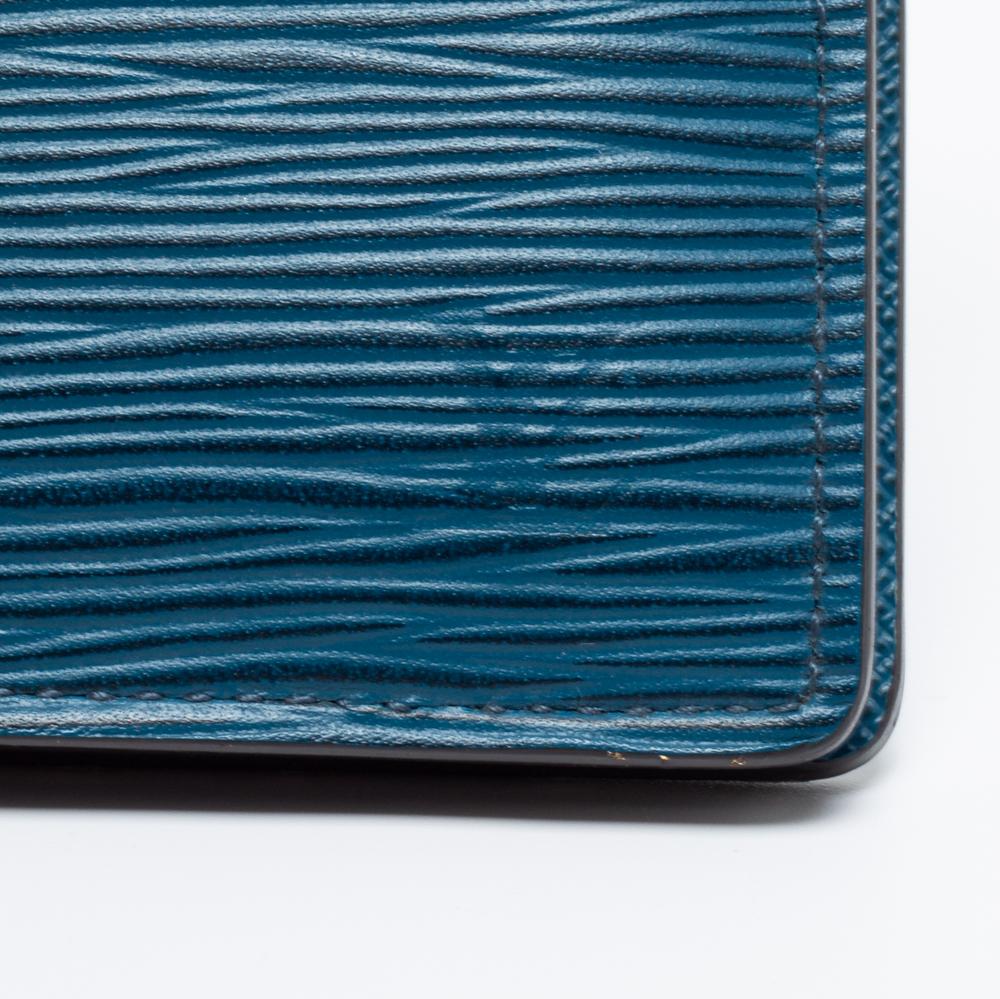 Louis Vuitton Cyan Epi Leather Pocket Organizer 5