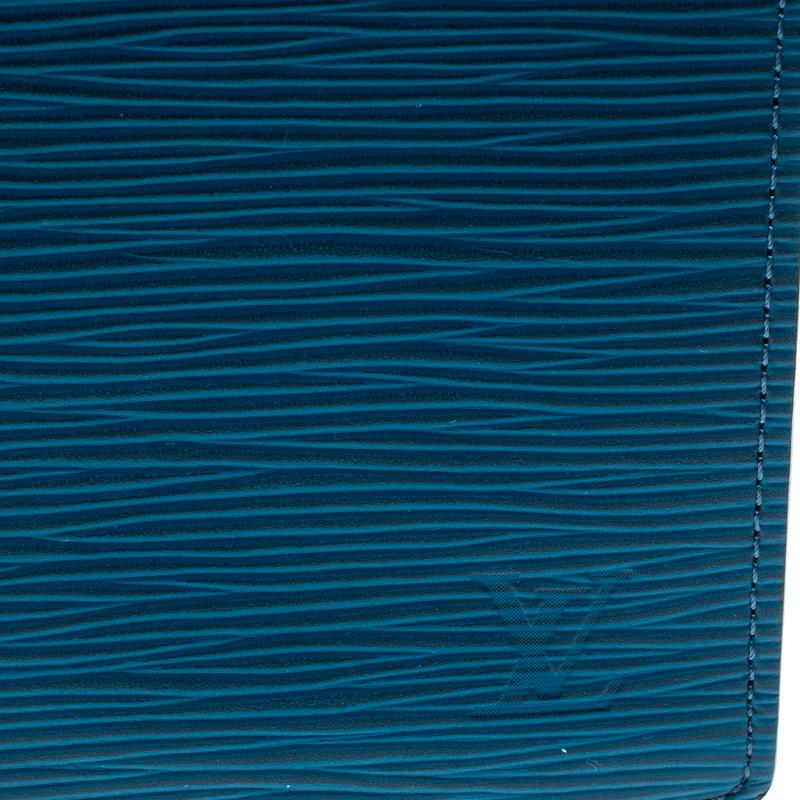 Louis Vuitton Cyan Epi Leather Wallet 3