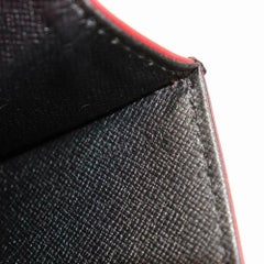 Louis Vuitton D-ring Lena 28 Fold-over 870598 Red Epi Leather Clutch