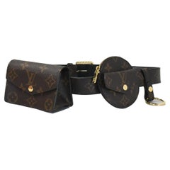 Louis Vuitton Daily Multi Pocket 30 MM Gürteltasche braun 80