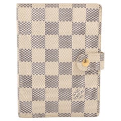 Used Louis Vuitton Damier Azur Agenda PM