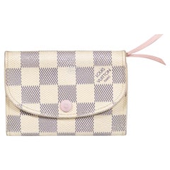 Louis Vuitton Damier Azur et Rose Ballerine Rosalie Porte-monnaie