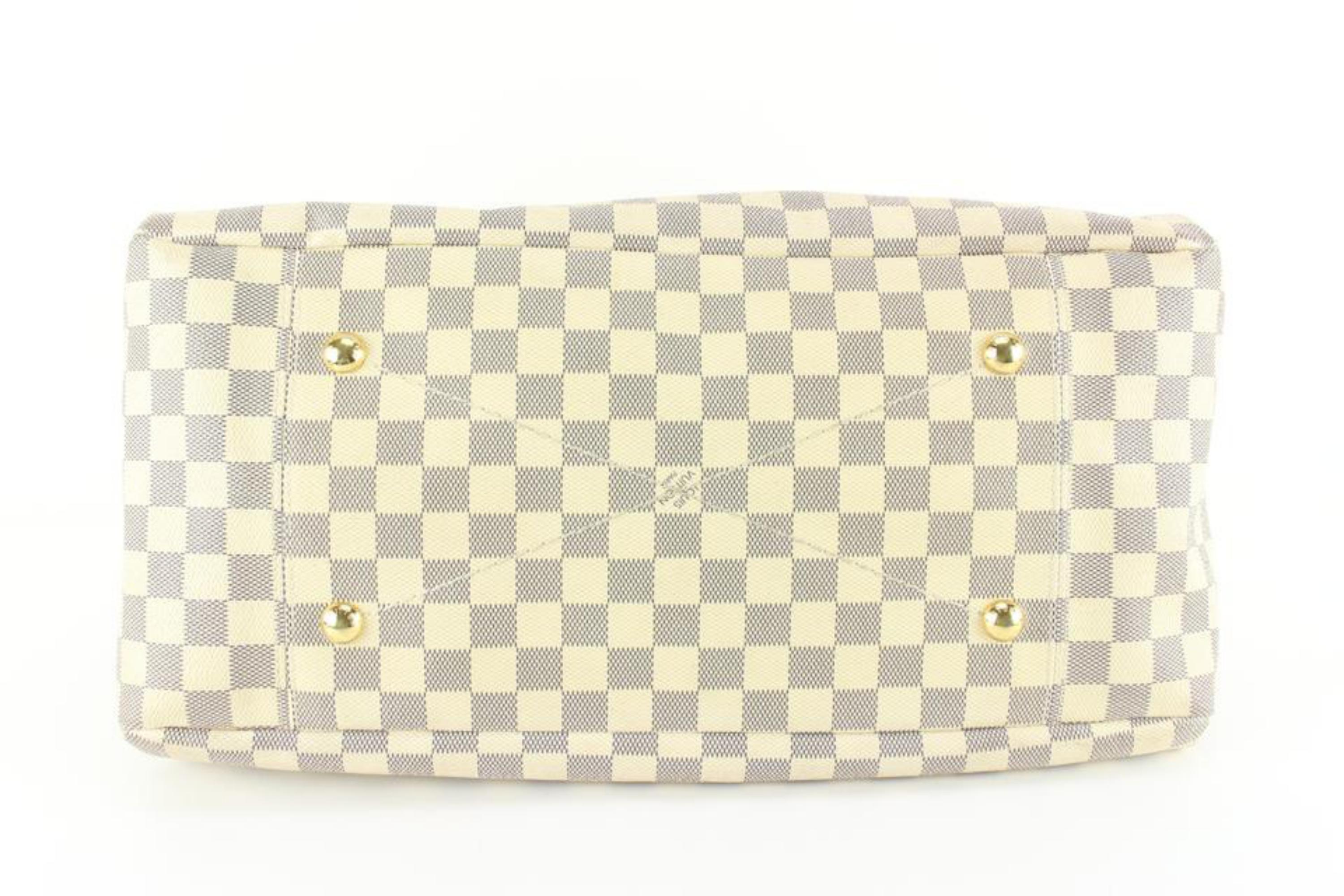 Louis Vuitton Damier Azur Artsy Hobo Bag 28lk810s In Good Condition In Dix hills, NY