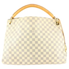 Used Louis Vuitton Damier Azur Artsy Hobo Bag 28lk810s