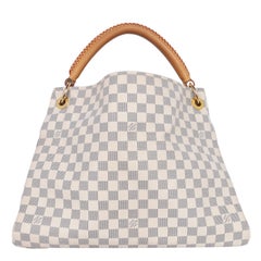 Louis Vuitton Damier Azur Artsy MM Hobo Bag Blue White