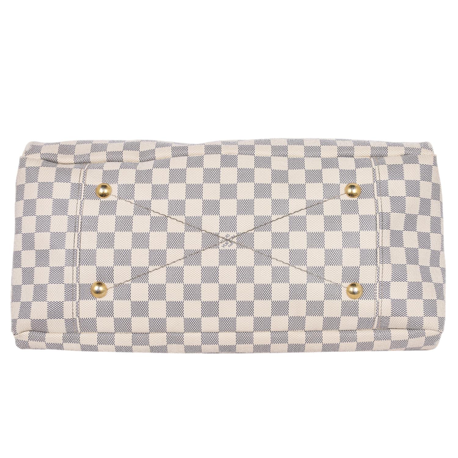 Louis Vuitton Damier Azur Artsy MM Hobo Bag Blue White 5
