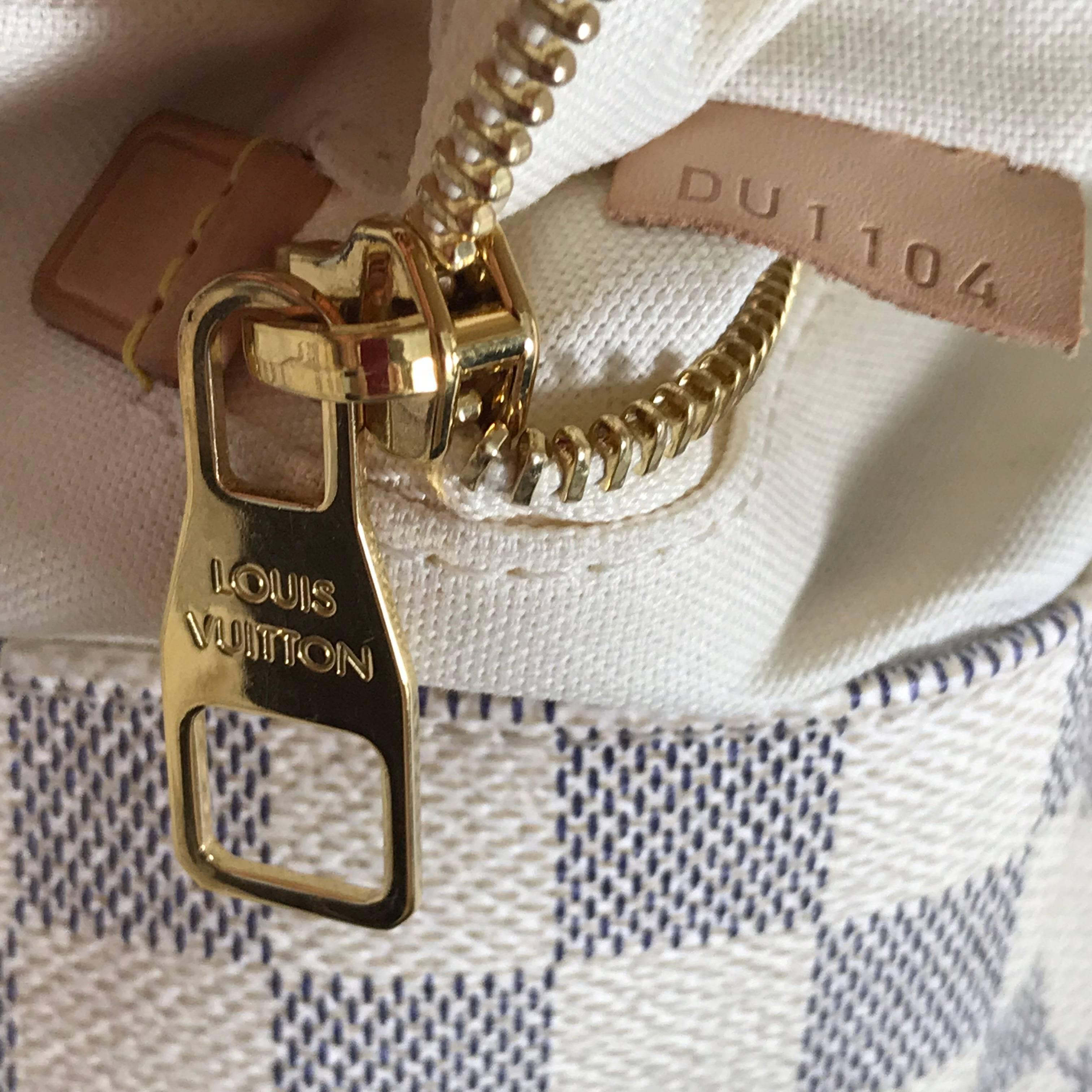 Louis Vuitton Damier Azur Cabas MM Tote Bag 4