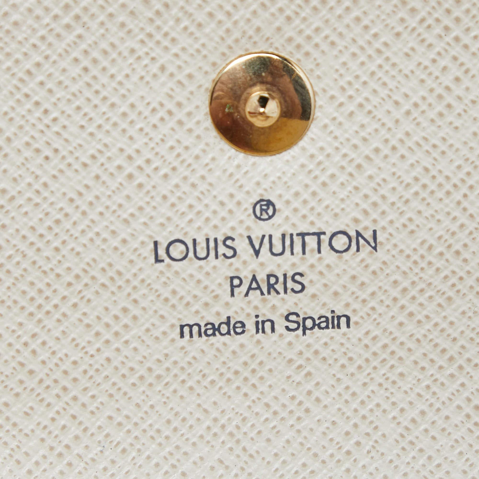 Louis Vuitton Damier Azur Canvas Alexandra Wallet For Sale 8