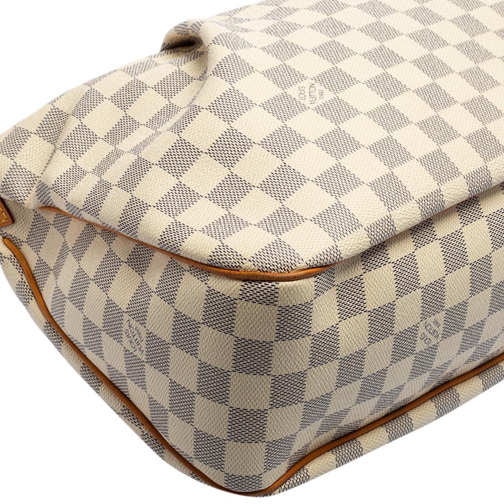 Louis Vuitton Damier Azur Canvas and Leather Siracusa MM Bag 8