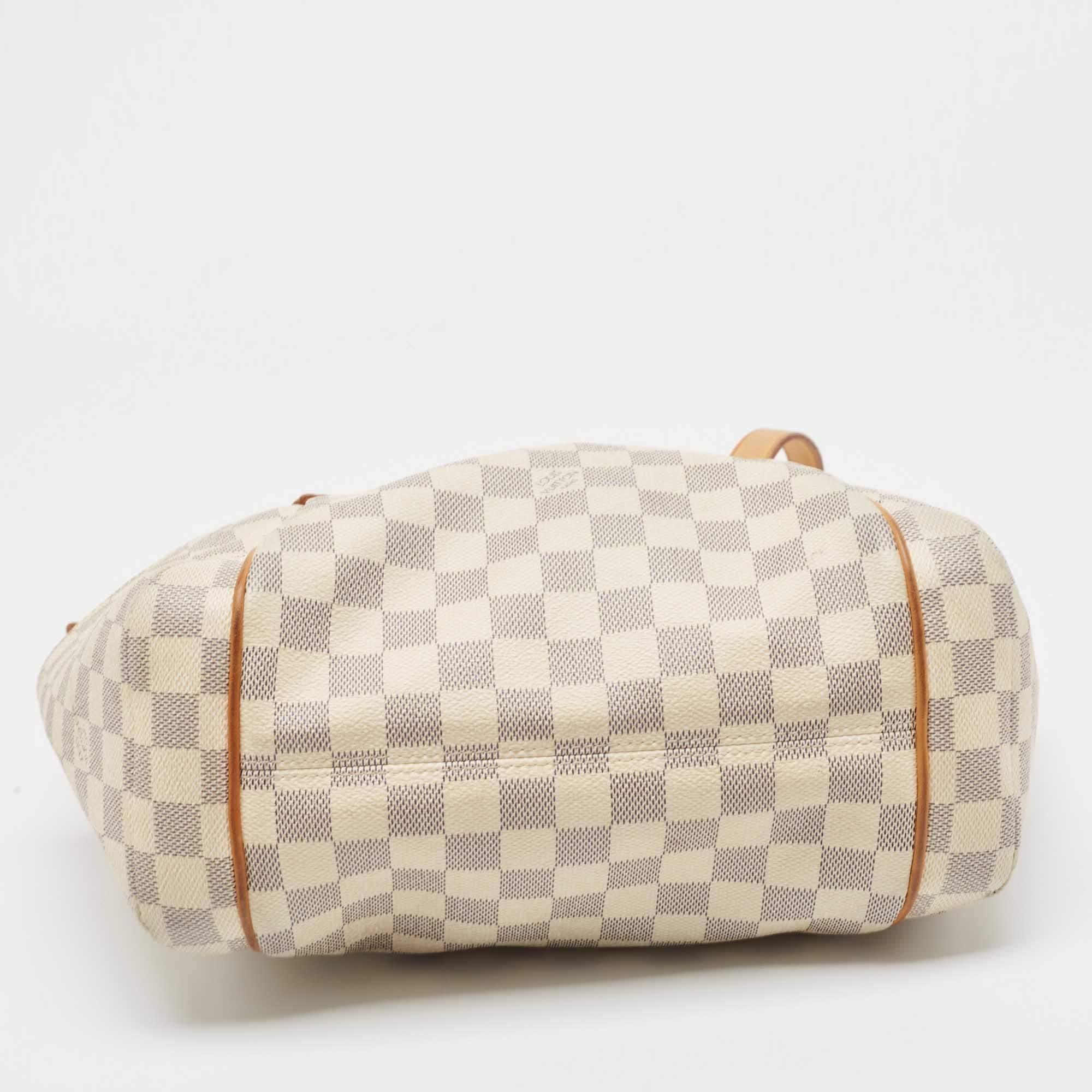 Louis Vuitton Damier Azur Canvas and Leather Totally PM Bag 3