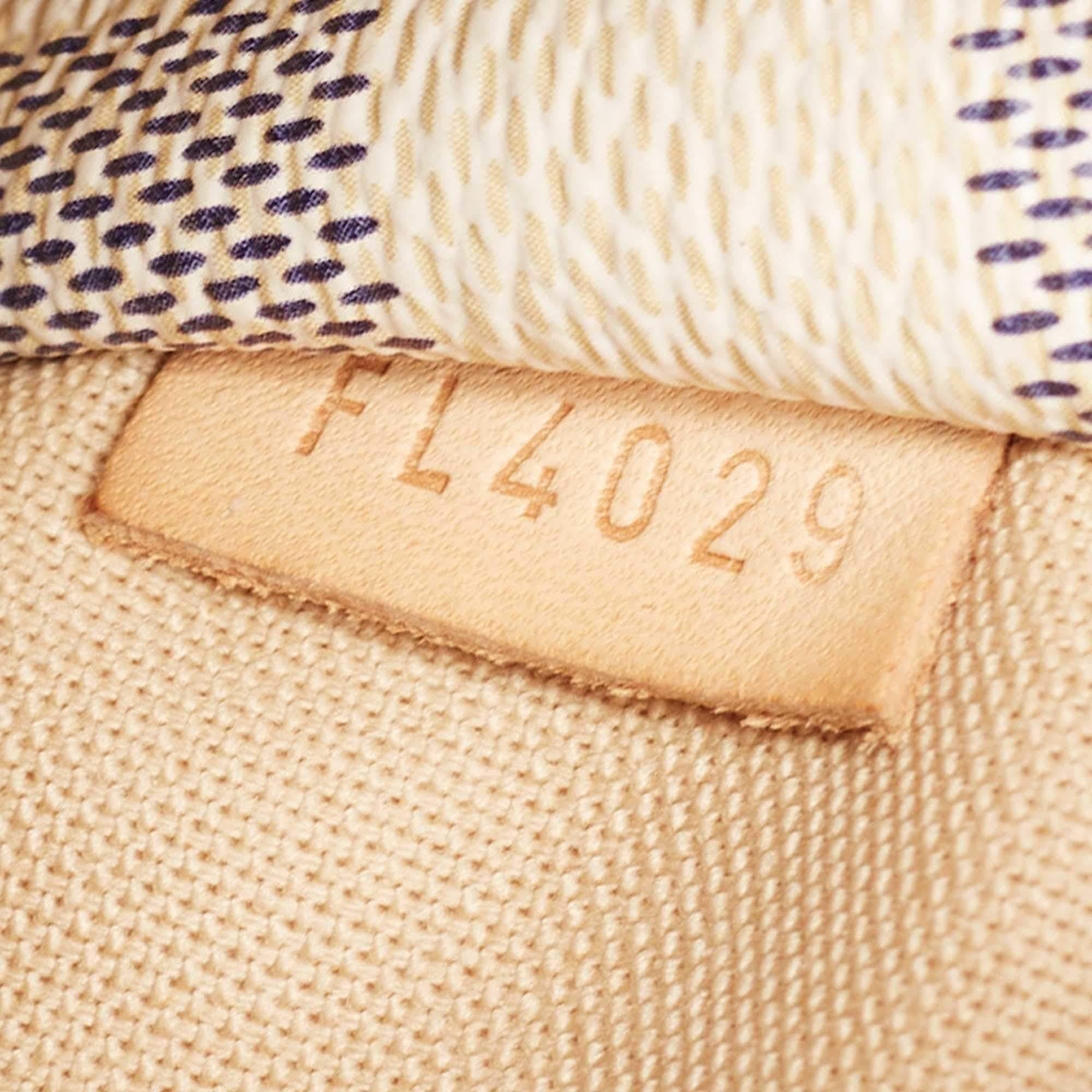 Louis Vuitton Damier Azur Canvas and Leather Totally PM Bag 4