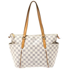 Louis Vuitton Damier Azur Canvas and Leather Totally PM Bag
