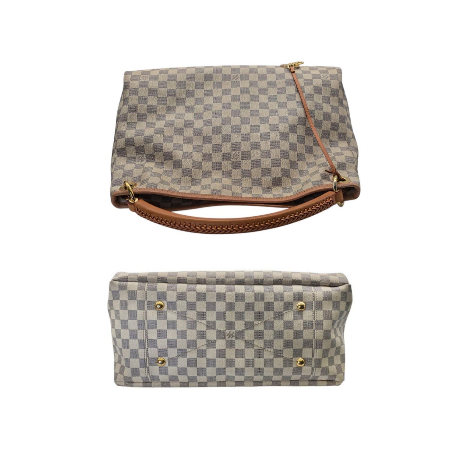 Women's Louis Vuitton Damier Azur Canvas Artsy GM Hobo Bag For Sale