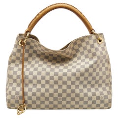 Louis Vuitton Damier Azur Canvas Artsy MM Tasche aus Segeltuch