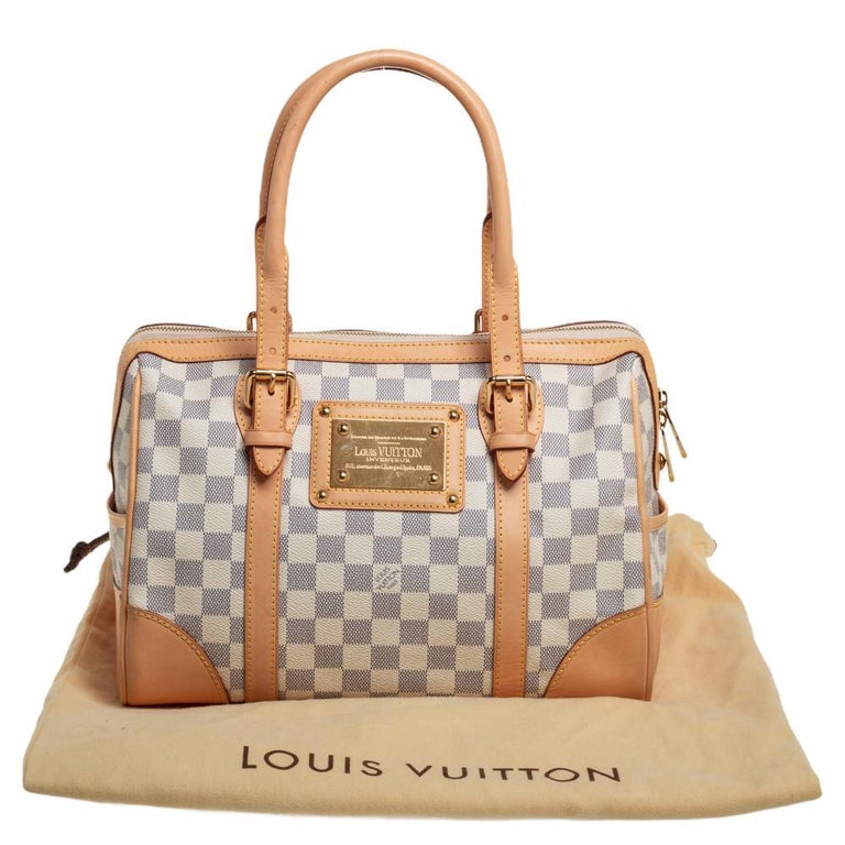 Louis Vuitton Damier Azur Canvas Berkeley Bag at 1stDibs  louis vuitton  berkeley damier azur, lv berkeley damier azur, louis vuitton damier azur  berkeley bag