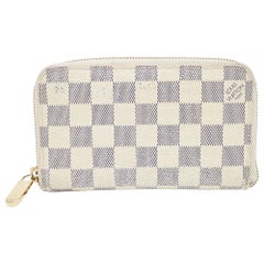 Louis Vuitton Damier Azur Canvas Compact Zippy Wallet