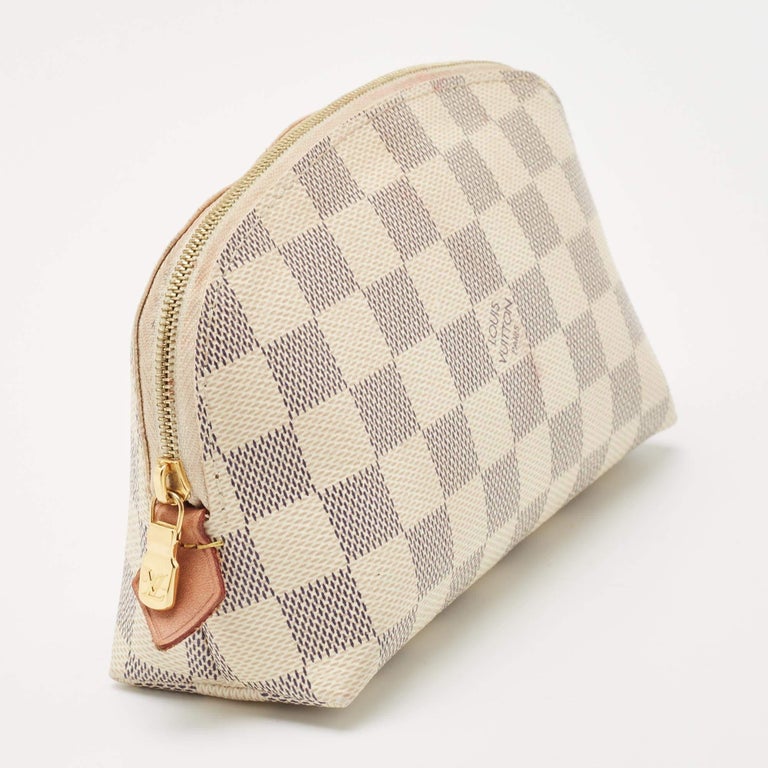 Louis Vuitton Damier Azur Canvas Cosmetic Pouch For Sale at 1stDibs