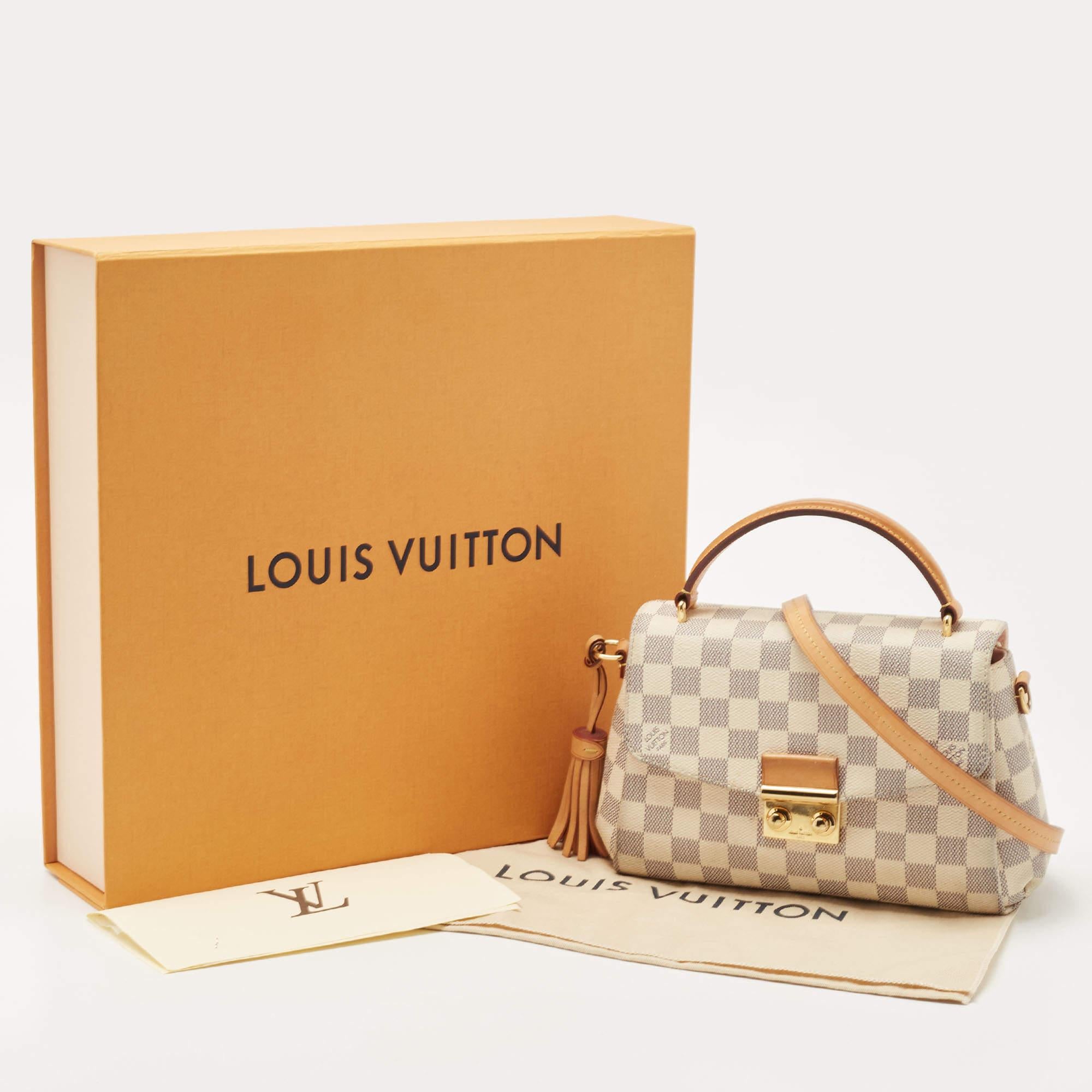 Louis Vuitton Damier Azur Canvas Croisette Bag 9