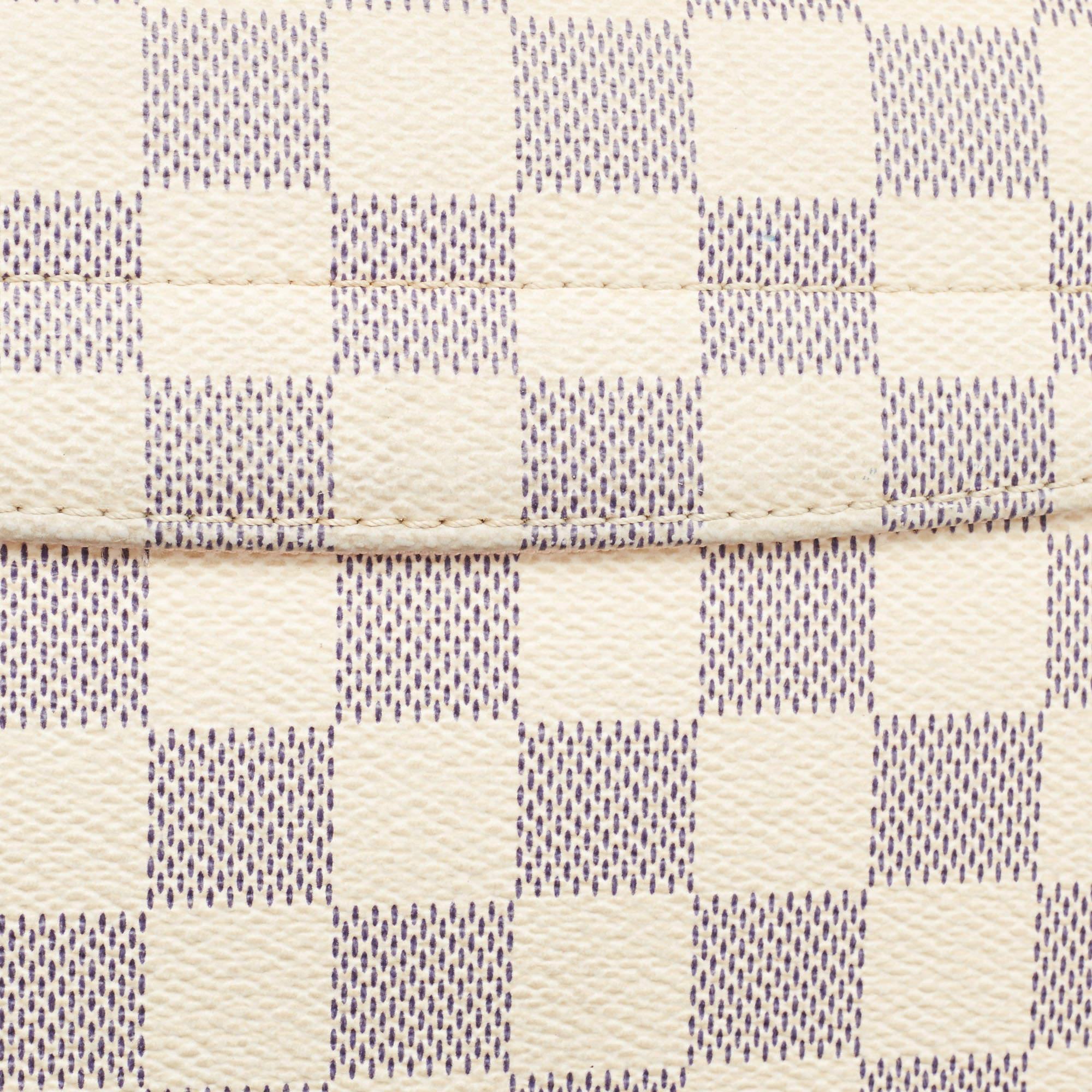 Louis Vuitton Damier Azur Canvas Croisette Bag 11