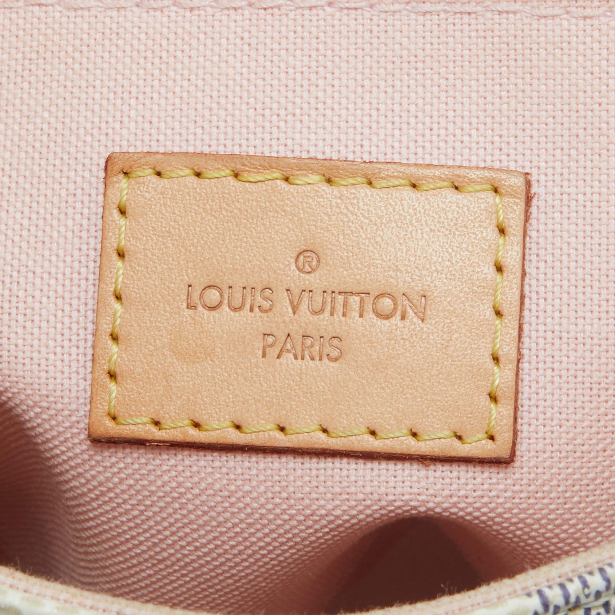 Women's Louis Vuitton Damier Azur Canvas Croisette Bag