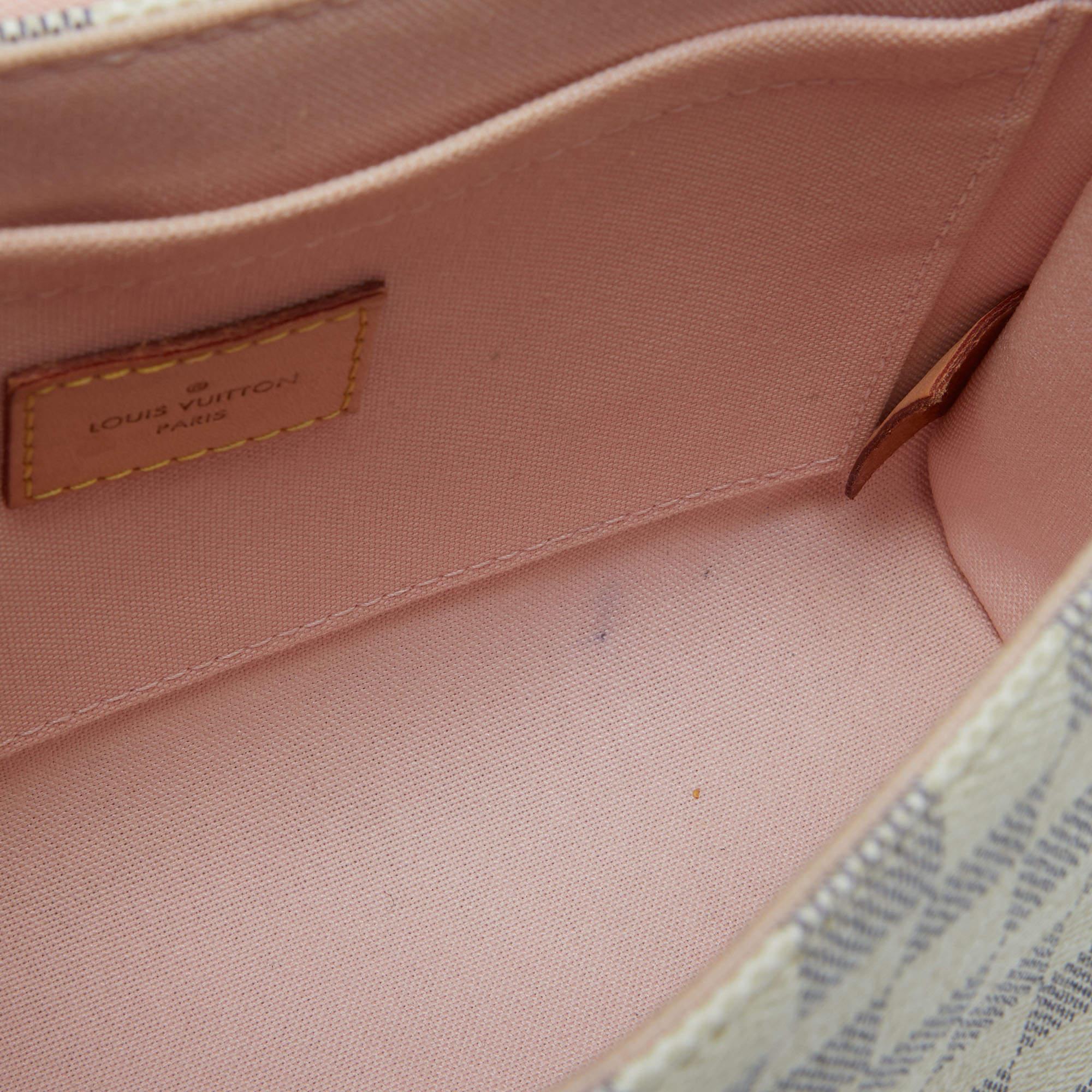 Louis Vuitton Damier Azur Canvas Croisette Bag 1