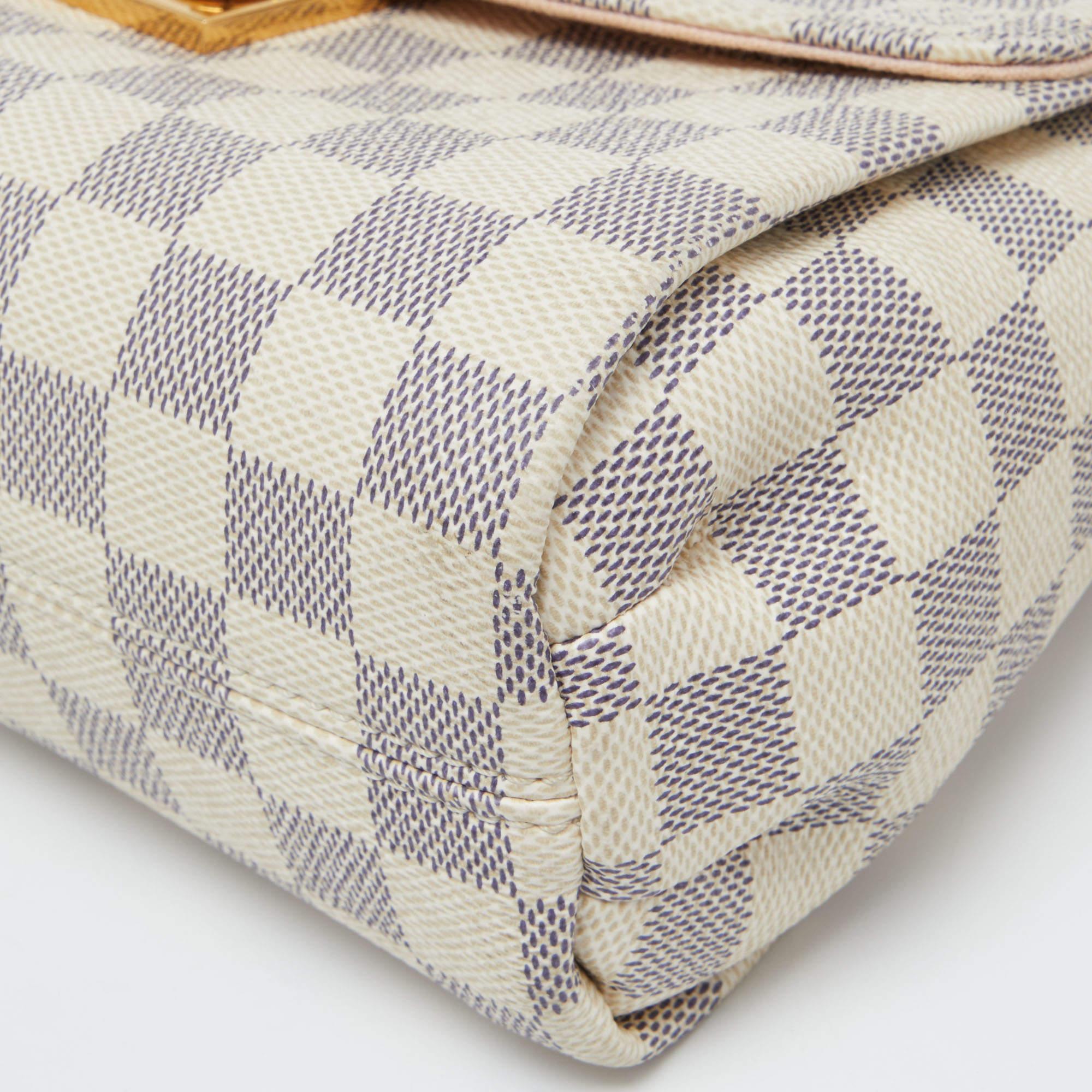 Louis Vuitton Damier Azur Canvas Croisette Bag 4