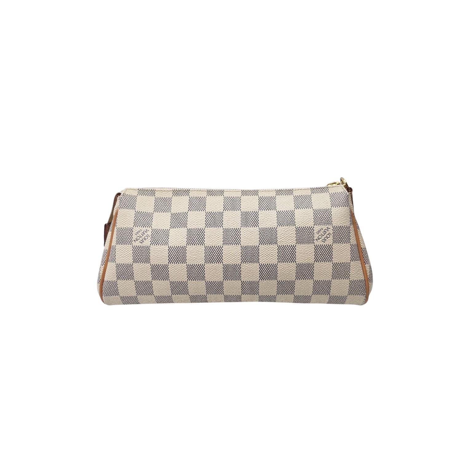 Louis Vuitton Damier Azur Canvas Eva Pochette In Good Condition In Scottsdale, AZ