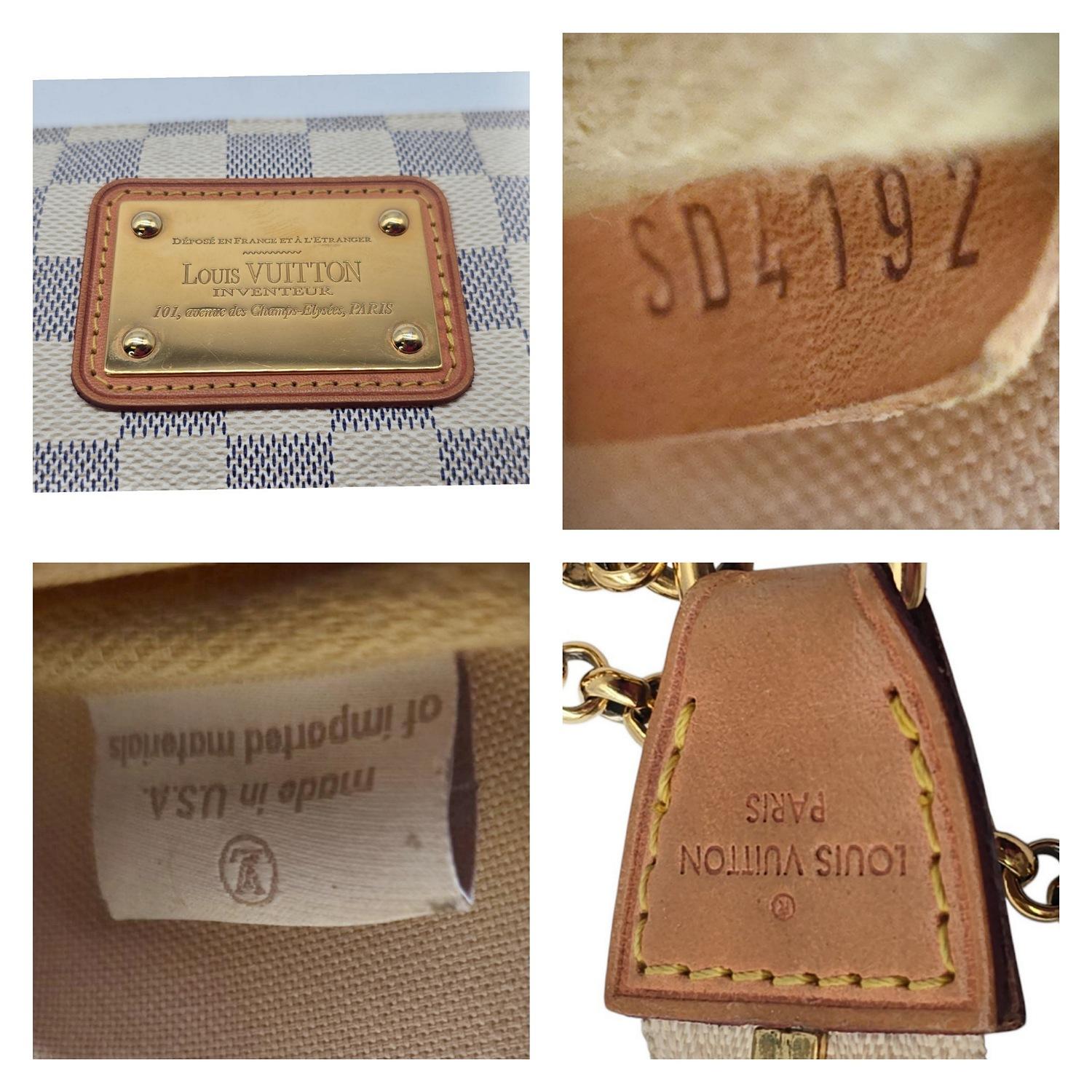 Louis Vuitton Damier Azur Canvas Eva Pochette 3