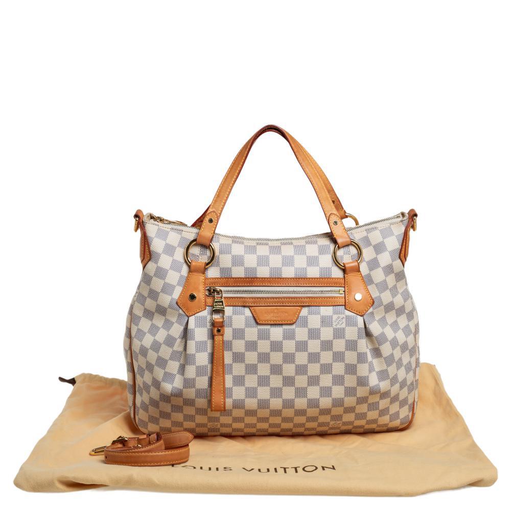 Louis Vuitton Damier Azur Canvas Evora MM Bag 2