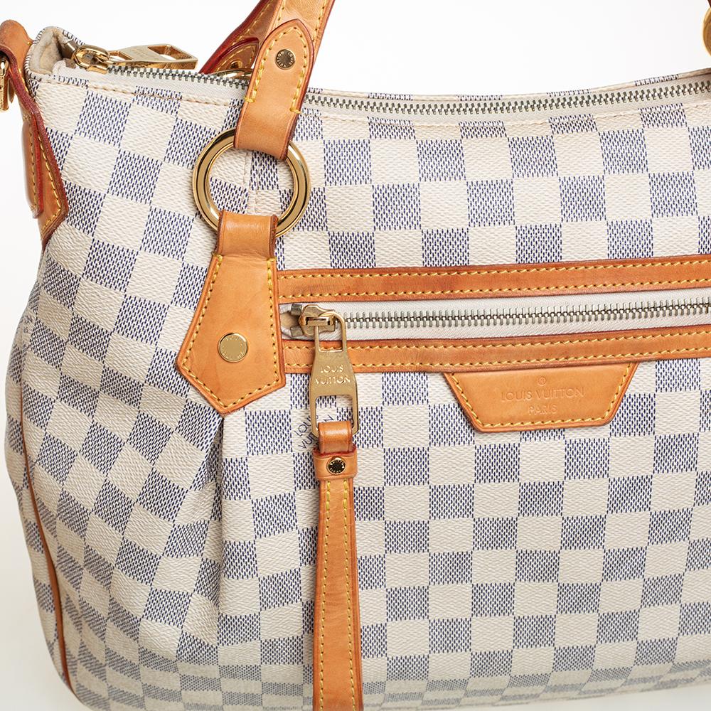 Louis Vuitton Damier Azur Canvas Evora MM Bag 3