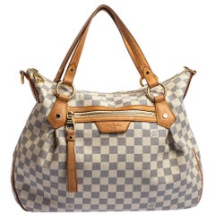 Louis Vuitton Damier Azur Canvas Evora MM Bag