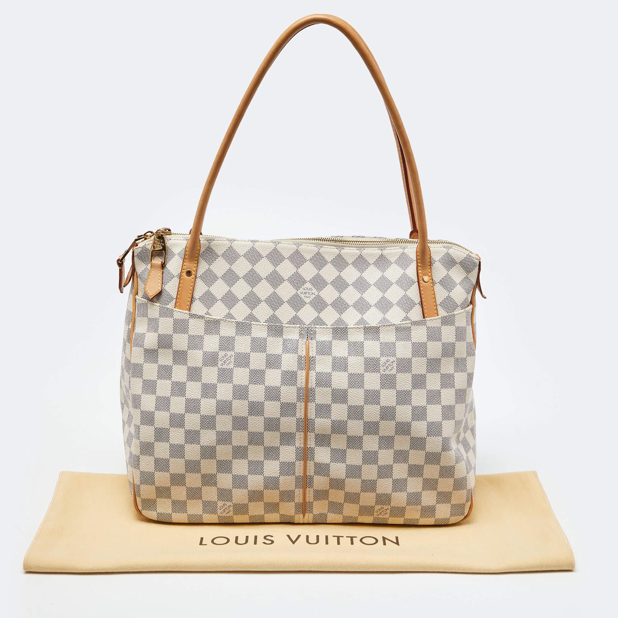 Louis Vuitton Damier Azur Canvas Figheri GM Bag 7