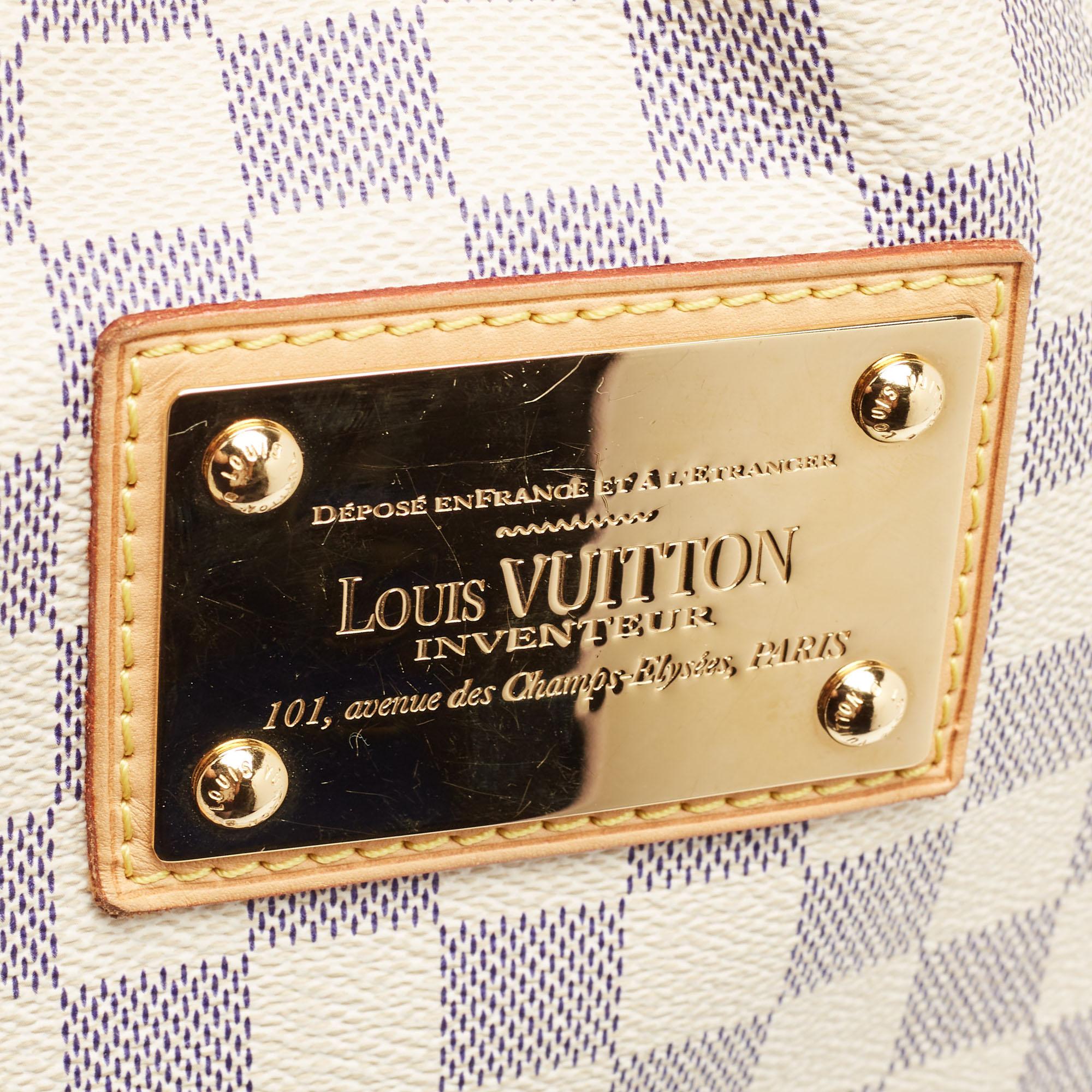 Louis Vuitton Damier Azur Canvas Galliera GM Bag For Sale 11