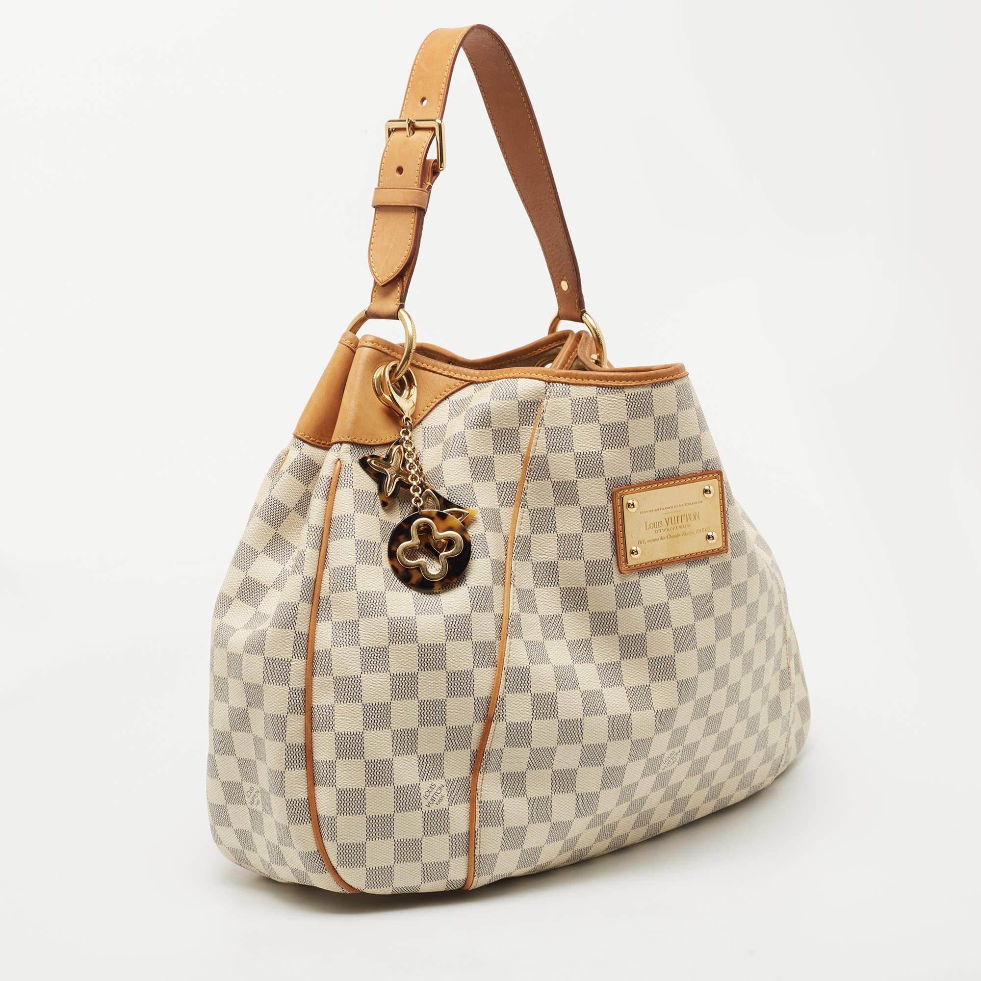 Louis Vuitton Damier Azur Canvas Galliera GM Bag In Good Condition In Dubai, Al Qouz 2