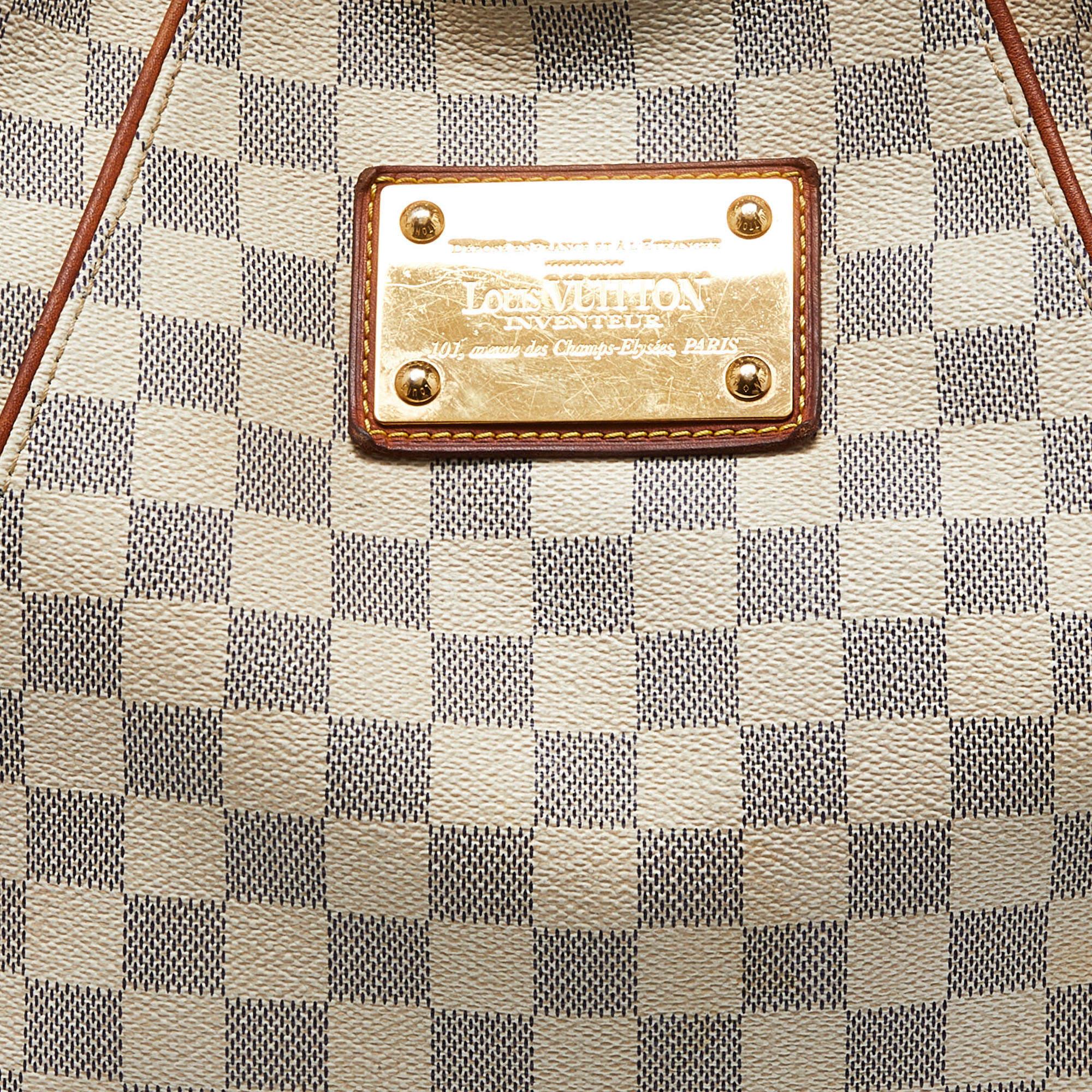 Louis Vuitton Damier Azur Canvas Galliera PM Bag For Sale 9