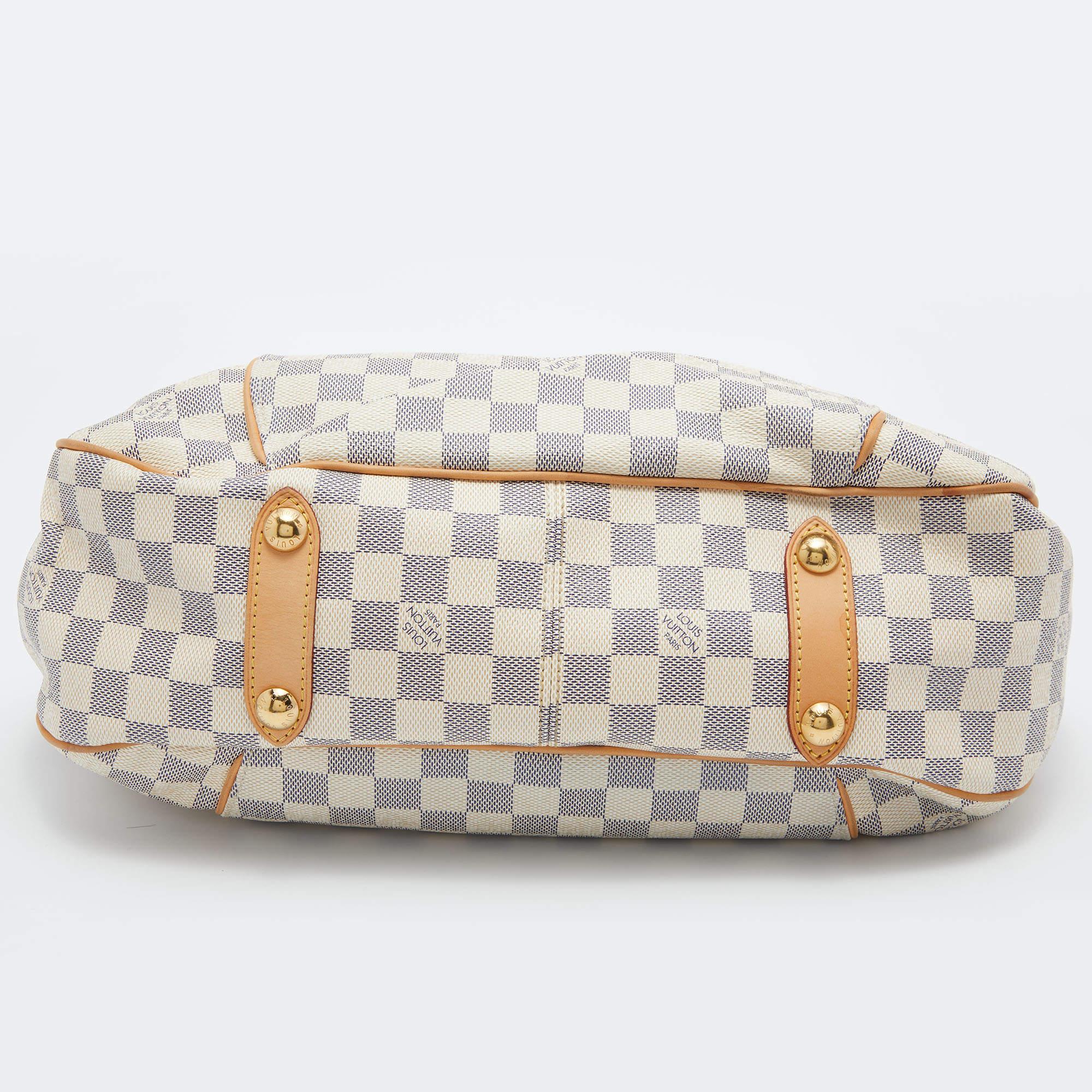 Louis Vuitton Damier Azur Canvas Galliera PM Bag 1